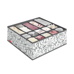 Органайзер для белья универсальный без крышки, 15 секций, 32*32*12 см, CLASSIC GREY, шт - Valiant фото 6