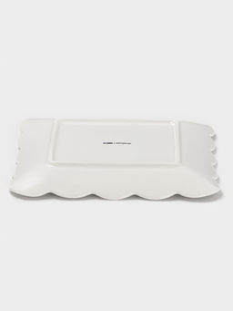 Тарелка квадратная Доляна «Сьюзен», 20×20 см, фарфор, белая