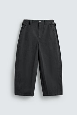 PANTAL?N RELAXED FIT COSTURA GIRADA / Gris antracita - Zara фото 8