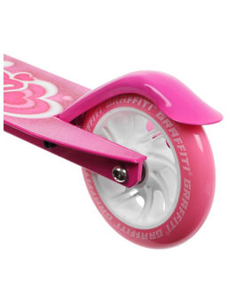 Самокат городской GRAFFITI Comfort 120, складной, колёса PU 120 мм, ABEC 7 Carbon