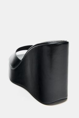 SANDALIA TAC?N CU?A / Negro - Zara фото 4