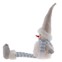 Игрушка набивная "Снеговик", L16 W9 H50/19 см, 2в.