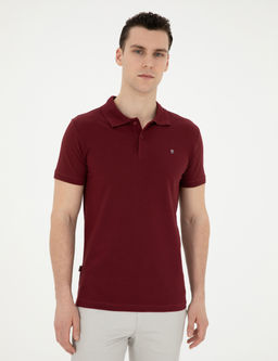 Bordo Slim Fit Basic Ti__rt