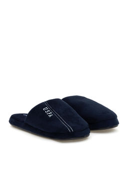 Мужские темно -синие домики тапочки Неожиданная скидка в корзине