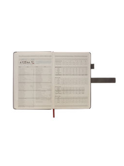 Ежедневник недатированный А5, с хлястиком, 80 листов, в линейку, пвх, серый - Simaland фото 6