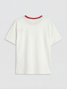 Bisiklet Yaka Nak??l? Erkek ?ocuk Ti??rt