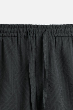GEOMETRIC JACQUARD BERMUDA SHORTS - Zara фото 9
