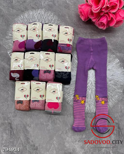 Колготки детские с рисунками 1 шт
