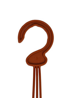 Цена за 8 шт. Подвес для кашпо «Ирис», h=48 см, пластиковый, цвет терракот