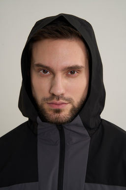 Куртка Черный/Серый TRN ESSENTIAL Woven Jacket - Anta фото 6