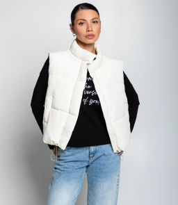 Жилет #КТ823 (3), молочный