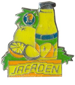 Значок рекламный JAFADEN