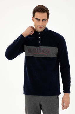 Мужской темно-синий пижамный комплект Неожиданная скидка в корзине - U.s. polo assn фото 3