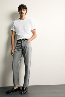 JEANS SLIM TAPERED FIT / Gris - Zara фото 6