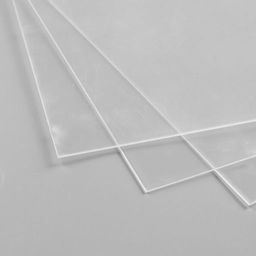 Лист пластика прозрачный 30х30 см (набор 3шт) 0,7 мм
