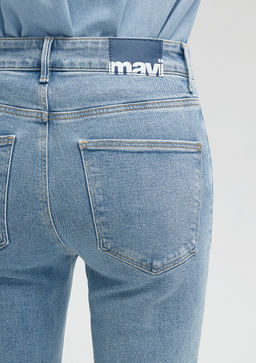 Viola Premium Blue Ac?k Mavi Jean Pantolon  фото 7