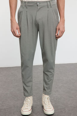 TRENDYOL MAN Haki Havuc Kesim Orme Rahat Esnek Pantolon TMNAW25PL00016