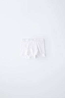 6-14 A?OS/ PACK TRES B?XERS LISOS ETIQUETA / Blanco - Zara фото 3