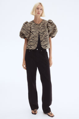 Blusa con mangas globo - H&m фото 8
