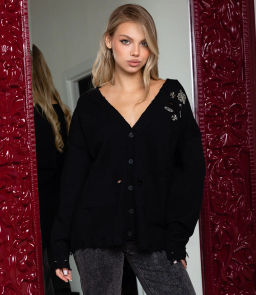 Кардиган #КТ882 (6), чёрный