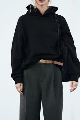 PLEATED TROUSERS WITH BELT - Zara фото 2