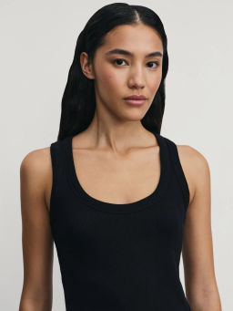 Базовый топ в рубчик / Zarina  фото 6