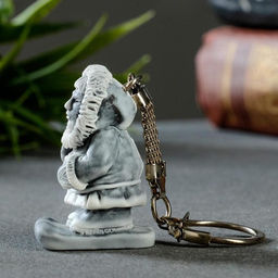 Брелок для ключей на кольце «На лыжах», 4 см