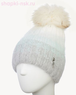 Омбре Колпак женский флис (56-58)