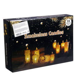 Цена за 24 шт. Свеча светодиодная Романтик горит жёлтым - Simaland фото 4