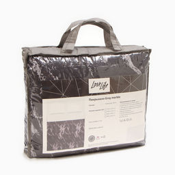 Покрывало LoveLife 2 сп Gray marble, 180*2105см, микрофайбер, 100% п/э  фото 5