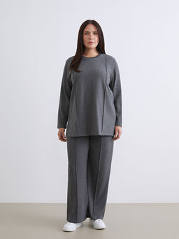 Bisiklet Yaka Kad?n Sweatshirt Tunik