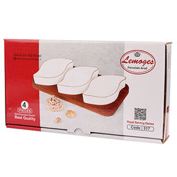 90031-317 Менажница на подставке 3 блюда 4пр керамика LR (х8) - Mayer&boch фото 3