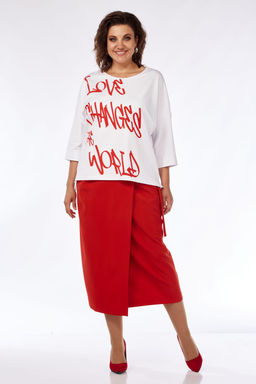 Костюм Michel Chic 1348 белый, красный