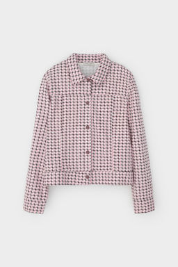 ЕВТ 3307/ретро геометрия жакет жен