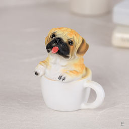 Фигурка Собака в кружке 9 см / CW421-19 /уп 120/ - Галеонтрейд фото 27