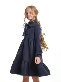 Платье для девочки в школу синее 	 UD 7832 синий - Mini maxi фото 4