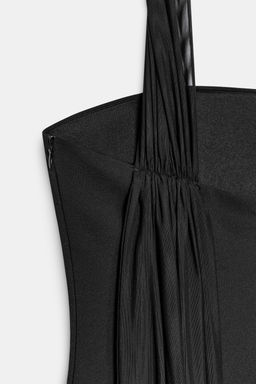 COMBINED DRESS WITH SHEER PANELS - Zara фото 4