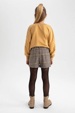 Клетчатые шорты для девочек - Defacto фото 8