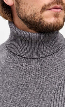 Водолазка F421-1528 grey melange - Fine joyce фото 4