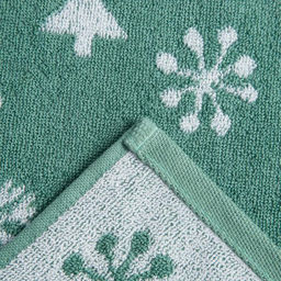 Полотенце махровое Этель Ёлочки 50х90см, 100% хлопок, 420гр/м2  фото 5