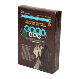 Вит. GOOD DOG д/соб, "КРЕПКИЙ ИММУНИТЕТ" (с ламинарией) 90 таб. GDM-02