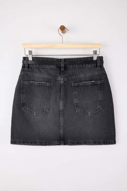 Antrasit Kemer Detayl? Mini Denim Etek TWOSS26ET00011 - Trendyolmilla фото 2