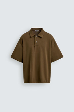 POLO RELAXED FIT SOFT / Marr?n - Zara фото 6