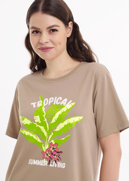 LDR25-1168 Платье женское Тропикана (ЧЗ) - Clever wear фото 3