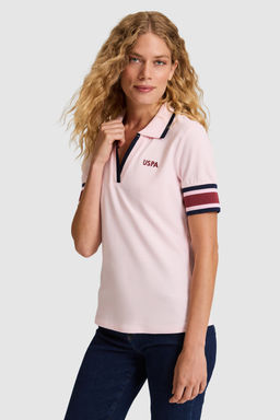 KadДn AГДk Pembe Polo Yaka TiЕГrt