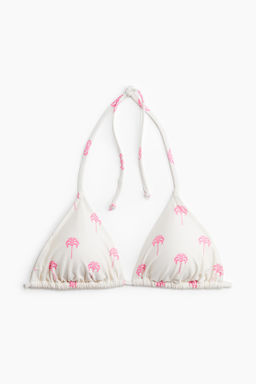 Top de bikini triangular con relleno - H&m фото 4