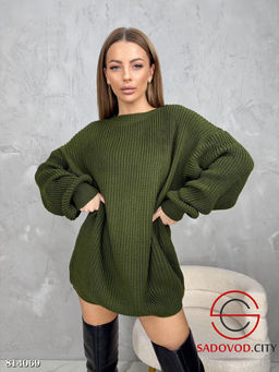 Свитер вязаный оверсайз