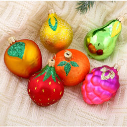 Набор елочных украшений Фрукты С852 - Елочка фото 2
