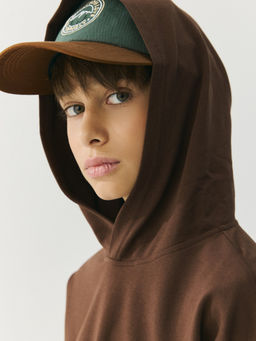 Худи оверсайз облегченное "Шоколад" 7+