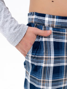 Комплект муж.арт.1029-6,сине-бежевый - Binita фото 6